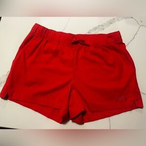 The North Face Women's Vibrant Red Athletic Shorts